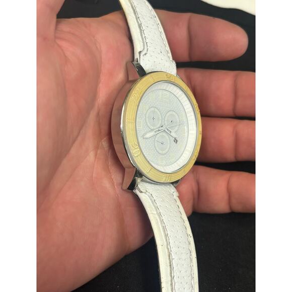 Citizen Eco-Drive White Mens Watch! It Works! main image 10